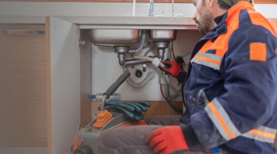 Professional slab leak plumber services in Luzerne, MI
